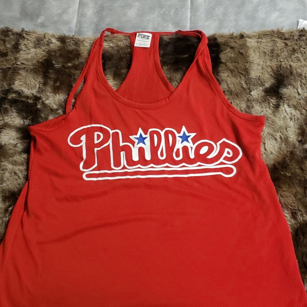 Pink brand tank top